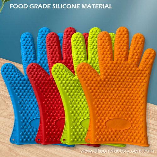 Silicone Gloves Microwave Oven Dishwashing Gloves